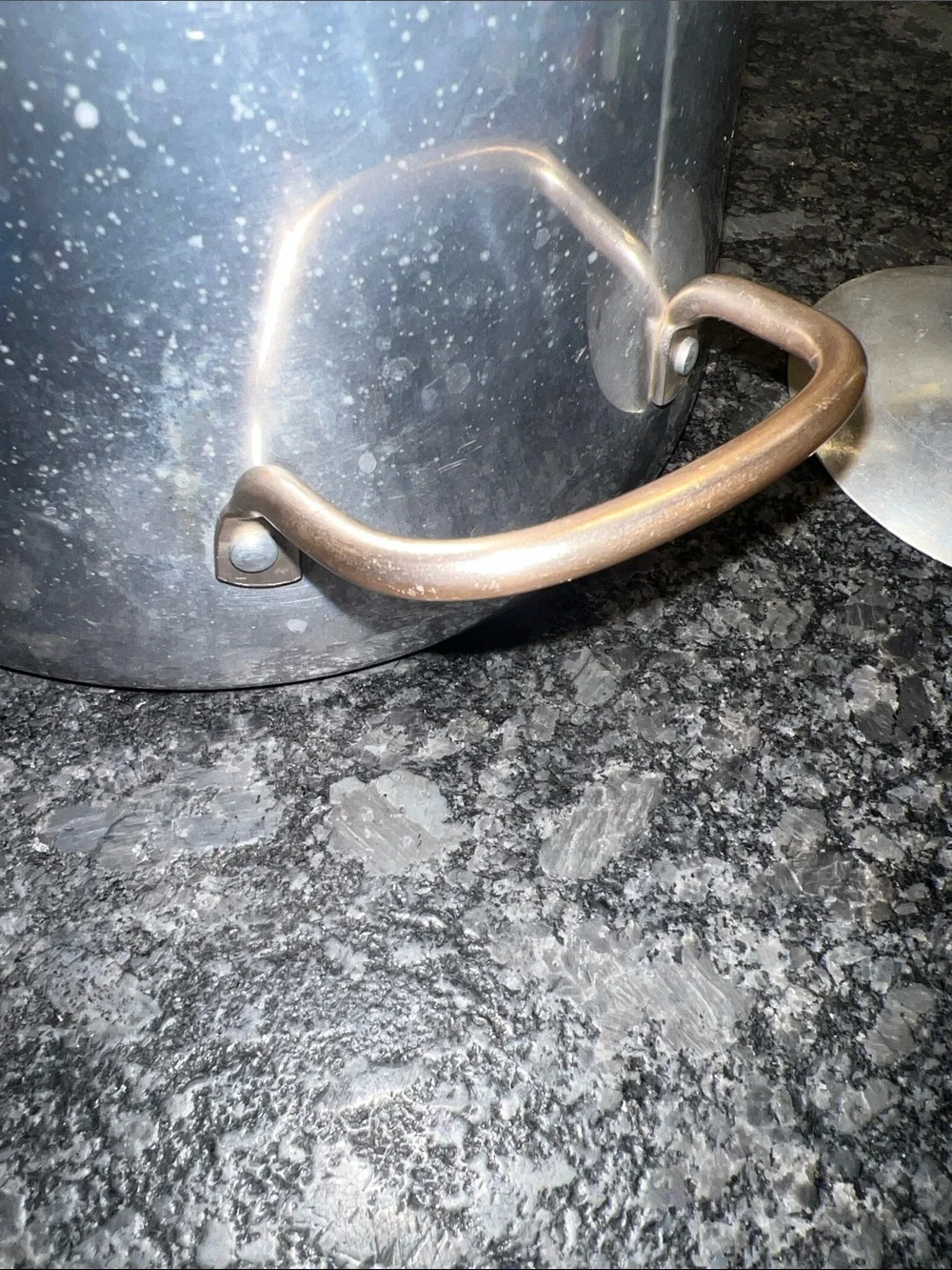 1950’s Wear Ever 16 Cup Aluminum Coffee Percolator with Copper Tone Handle